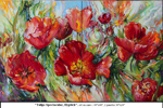 Tulips Spectacular. Dyptich, Oil on Canvas